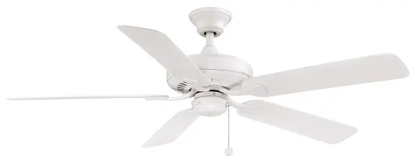 The Edgewood by Fanimation is an aesthetically pleasing ceiling fan that has it all. The Edgewood boasts the unique capacity to operate in both dry and wet locations. This versatile ceiling fan compliments any interior or exterior design with finish options ranging from black with black blades, brushed nickel with dark walnut blades, dark bronze with dark walnut blades and matte white with matte white blades. The Edgewood includes a 4.5 inch stainless steel downrod and is ceiling slope compatible. The Edgewood can be purchased with an optional close-to-ceiling kit for a more snug fit. This ceiling fan is Wet Rated for indoor or outdoor use and compatible with most smart home devices (required control sold separately) Reversible airflow for multi-season use