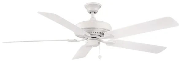 The Edgewood by Fanimation is an aesthetically pleasing ceiling fan that has it all. The Edgewood boasts the unique capacity to operate in both dry and wet locations. This versatile ceiling fan compliments any interior or exterior design with finish options ranging from black with black blades, brushed nickel with dark walnut blades, dark bronze with dark walnut blades and matte white with matte white blades. The Edgewood includes a 4.5 inch stainless steel downrod and is ceiling slope compatible. The Edgewood can be purchased with an optional close-to-ceiling kit for a more snug fit. This ceiling fan is Wet Rated for indoor or outdoor use and compatible with most smart home devices (required control sold separately) Reversible airflow for multi-season use