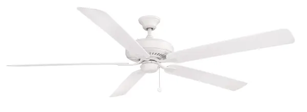 The Edgewood by Fanimation is an aesthetically pleasing ceiling fan that has it all. The Edgewood boasts the unique capacity to operate in both dry and wet locations. This versatile ceiling fan compliments any interior or exterior design with finish options ranging from black with black blades, brushed nickel with dark walnut blades, dark bronze with dark walnut blades and matte white with matte white blades. The Edgewood includes a 4.5 inch stainless steel downrod and is ceiling slope compatible. The Edgewood can be purchased with an optional close-to-ceiling kit for a more snug fit. This ceiling fan is Wet Rated for indoor or outdoor use and compatible with most smart home devices (required control sold separately) Reversible airflow for multi-season use