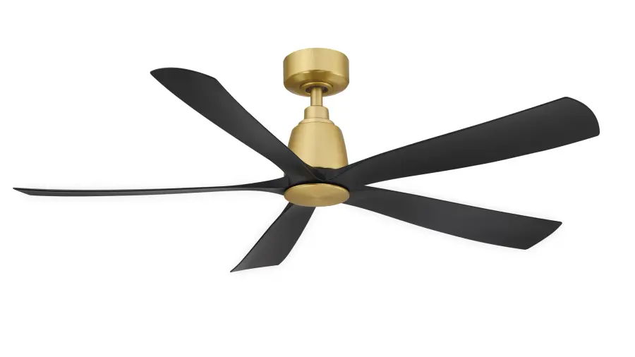 Kute5 52" Ceiling Fan in Brushed Satin Brass - Image 1