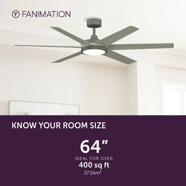 Brawn™ 64" Ceiling Fan with LED Light - Image 3