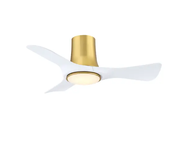 Sculptural and contemporary, the Corke™ Ceiling Fan Collection brings modern style and efficient performance to spaces of all sizes. Available in 36-, 44-, and 52-inch options, Corke is designed to provide the right scale and airflow for everything from compact rooms to larger living areas and covered outdoor spaces. Its aerodynamic, curved blades and clean, low-profile form create a bold visual statement while maintaining a refined, minimalist look. Powered by a quiet, energy-efficient DC motor, Corke offers six fan speeds and reverse airflow for year-round comfort. An integrated LED light with an opal frosted shade delivers bright, even illumination with selectable color temperatures to match your environment. Rated for indoor and damp locations, Corke is ideal for bedrooms, offices, patios, and outdoor living spaces. With convenient remote control operation and multiple finish combinations available, the Corke Collection combines versatility, style, and performance in one cohesive design.