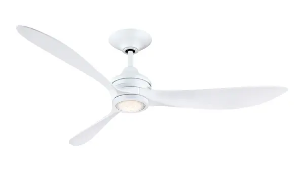 Bring refined style and exceptional comfort to your indoor and outdoor living spaces with the Aviara 60-inch Ceiling Fan by Fanimation. Featuring a sleek three-blade design, energy-efficient DC motor, and integrated LED light kit with selectable color temperatures, Aviara delivers the perfect balance of performance and modern sophistication. Six fan speeds and reversible airflow provide year-round comfort, while the included remote control allows effortless adjustment of both fan and lighting functions. Damp-rated for covered outdoor areas as well as indoor spaces, Aviara is available in a variety of finish combinations to complement everything from contemporary to transitional décor. Quiet, powerful, and versatile, the Aviara creates a comfortable atmosphere wherever life takes you.