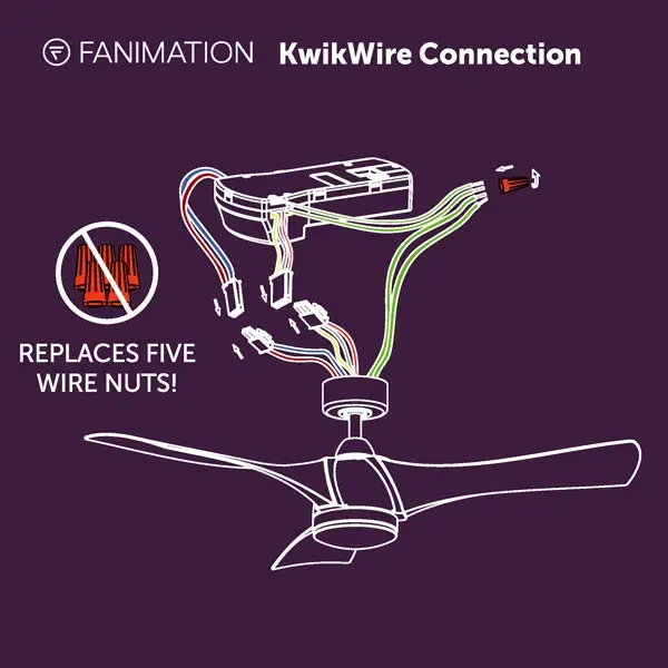 Klear 56" Ceiling Fan with LED Light - Image 3