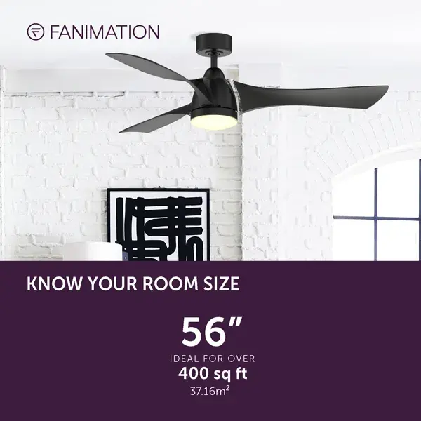 Klear 56" Ceiling Fan with LED Light - Image 5