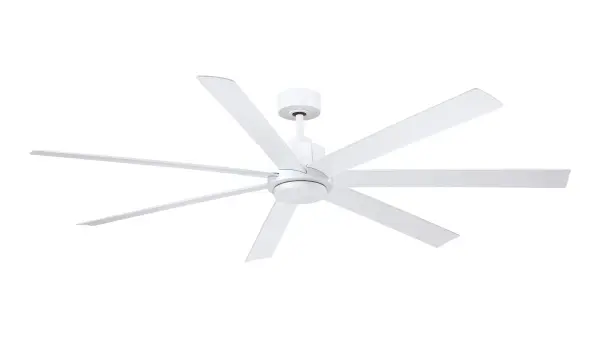 The Pendry 72" combines a refined housing shape with a high blade count for exceptional airflow in large spaces. Its DC motor delivers 8,461 CFM while maintaining energy efficiency at 277 CFM/Watt.