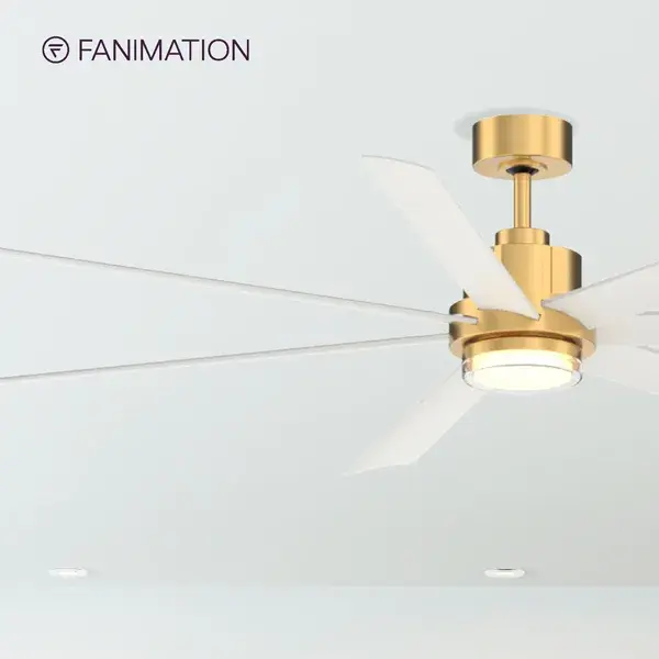 The Pendry 72" combines a refined housing shape with a high blade count for exceptional airflow in large spaces. Its DC motor delivers 8,461 CFM while maintaining energy efficiency at 277 CFM/Watt. - alternate view