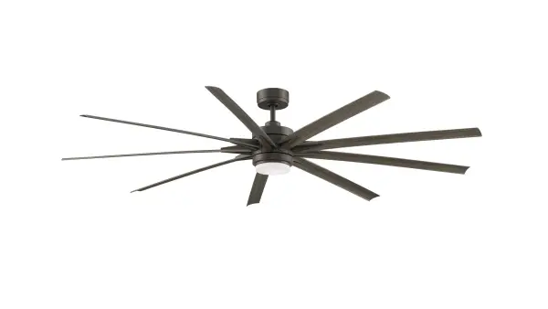 The Odyn 84 is a magnificent oversized ceiling fan designed to make an immediate impact in grand spaces. Its DC motor delivers exceptional airflow efficiency while consuming 70% less energy than traditional fans.