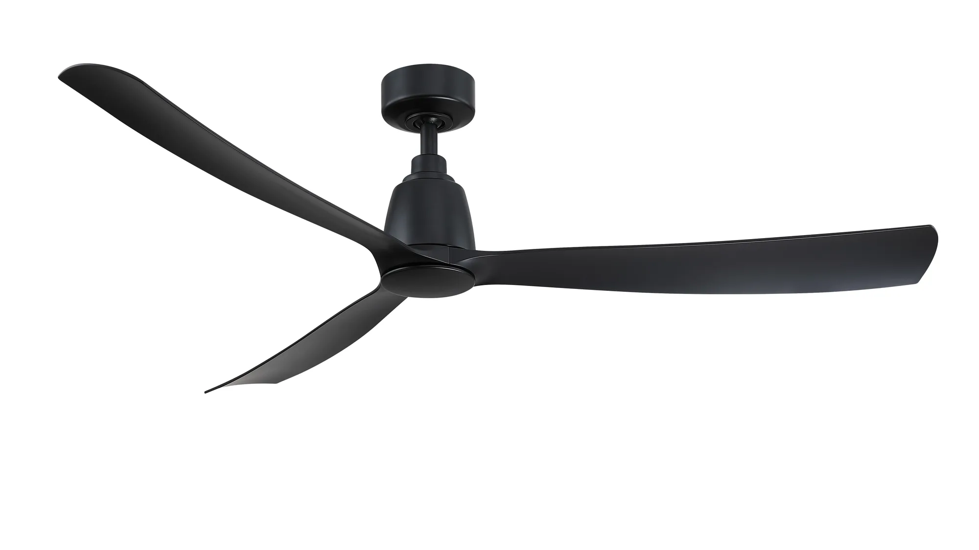 Kute 60 inch Indoor/Outdoor Smart Ceiling Fan - Black with Black blades