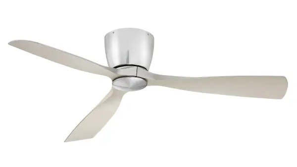 The Klinch 52 delivers exceptional airflow efficiency at 99 CFM/W with a sleek 3-blade design. Damp-rated for versatility, it includes integrated LED lighting and reversible airflow for year-round comfort. - alternate view