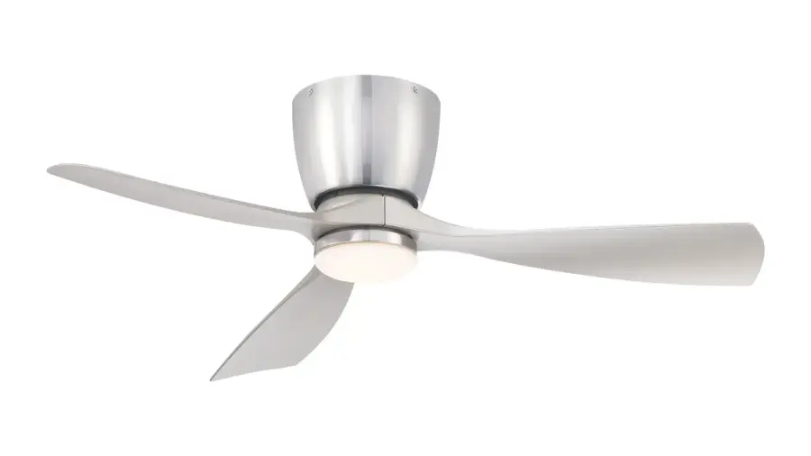 Klinch 44" Ceiling Fan with LED Light Kit in Brushed Nickel - Image 1