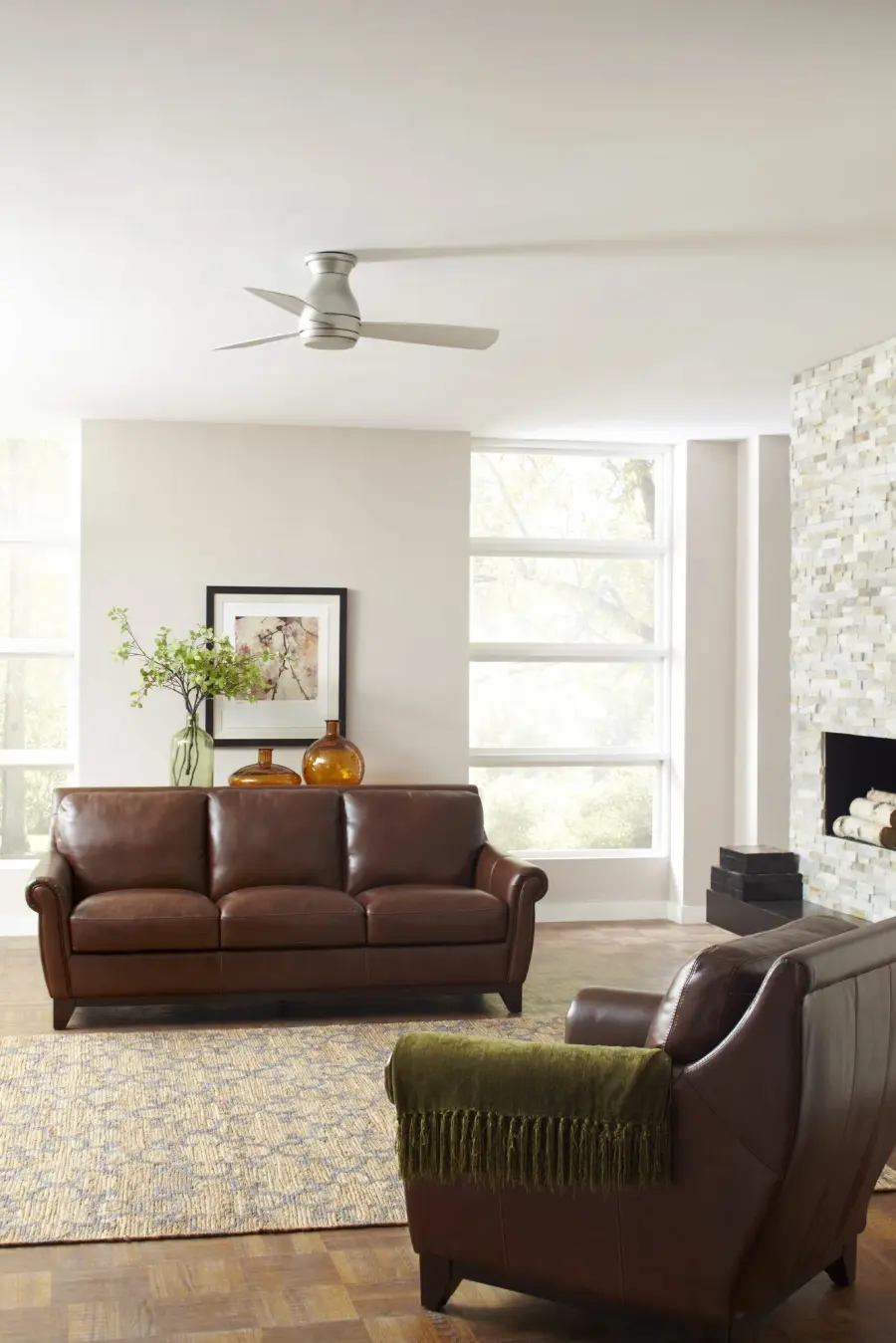 Hugh 44" Ceiling Fan with LED Light - Image 7