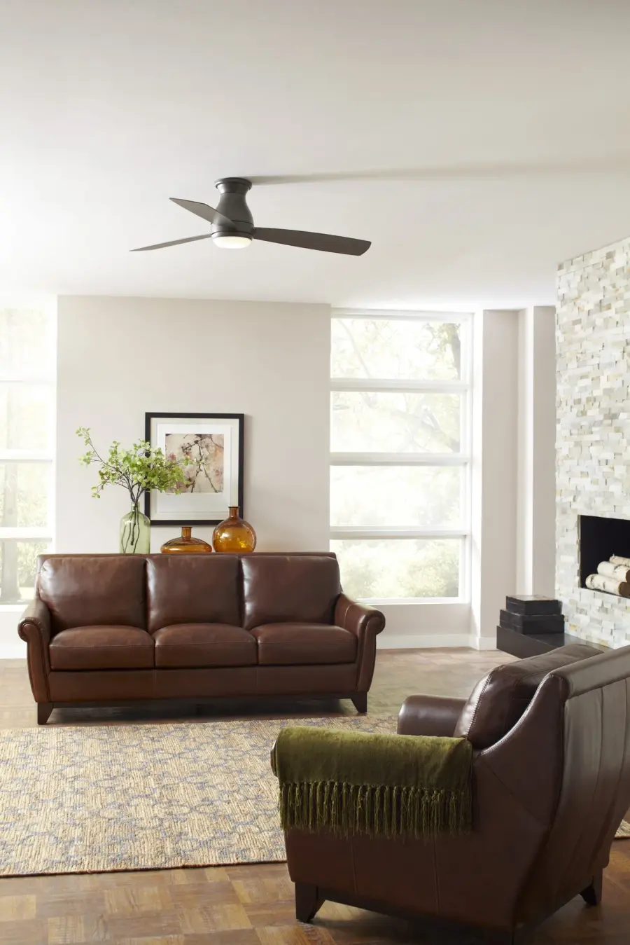 Hugh 52" Ceiling Fan with LED Light - Image 8