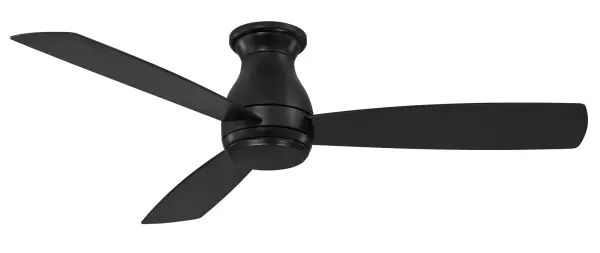 The Hugh 52 delivers exceptional airflow (3392 CFM) with wet-rated durability for any space. Its integrated 18W LED light kit, 3-speed motor with reverse, and remote control make it a versatile cooling solution. - alternate view