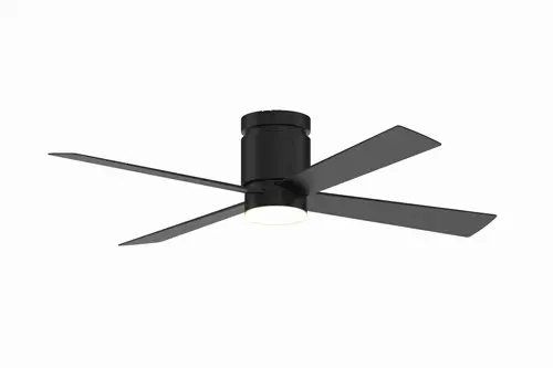 Kwartet 52" Contemporary Ceiling Fan with LED Light - Image 3