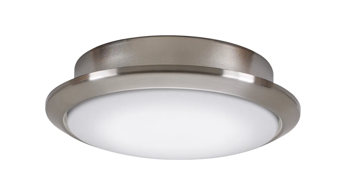 Wrap Custom LED Fan Light Kit in Brushed Nickel