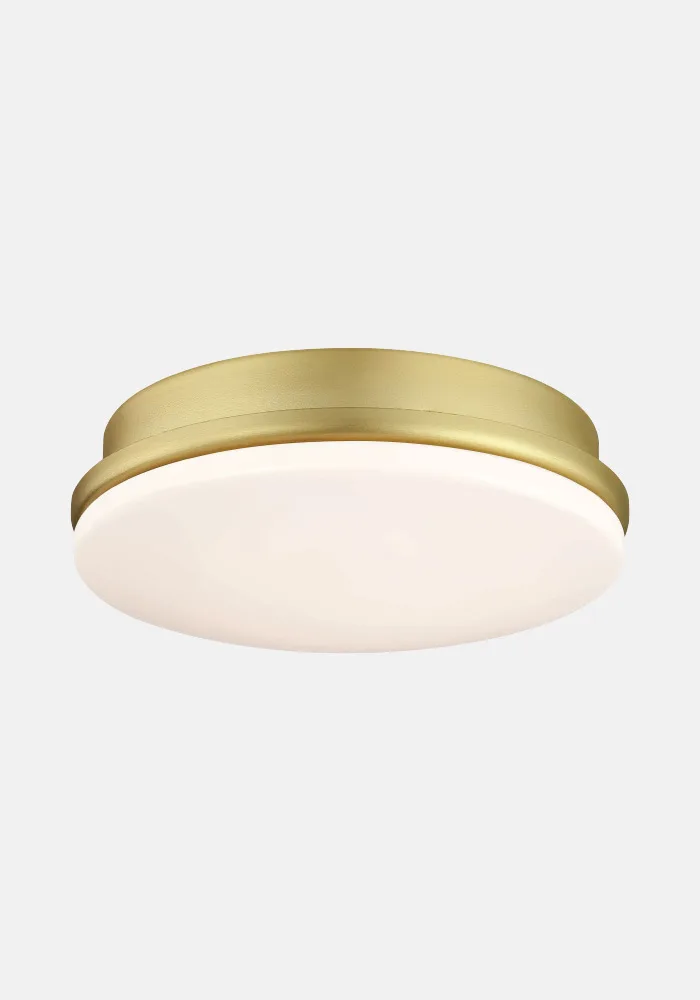 Kute Ceiling Fan Correlated Color Temperature (CCT) Select LED Light Kit - Brushed Satin Brass