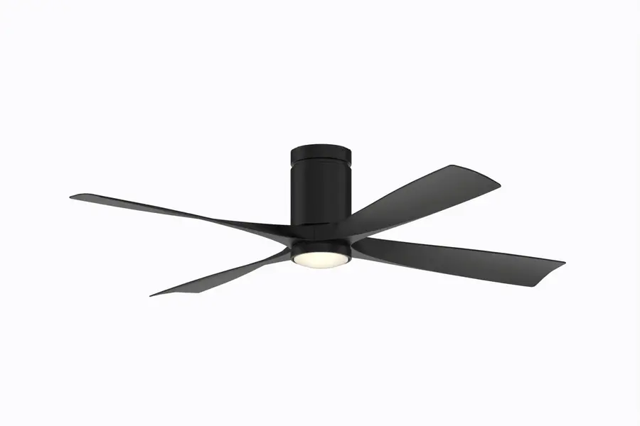 AireFlush 52" Flush Mount Ceiling Fan with LED Light - Image 3