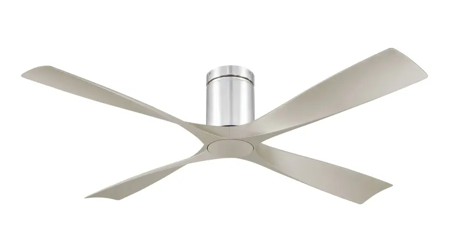 AireFlush 52" Flush Mount Ceiling Fan with LED Light - Image 7