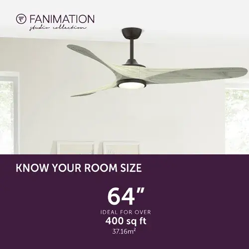 Yardley 64" Ceiling Fan with Light - Image 3