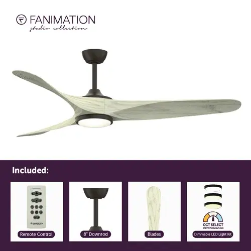 Yardley 64" Ceiling Fan with Light - Image 4