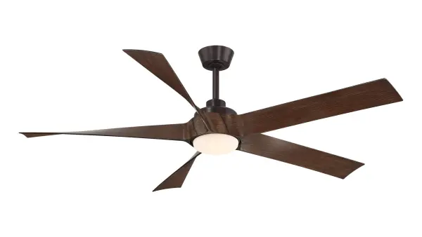 The Radius combines powerful airflow (7,081 CFM) with exceptional energy efficiency (255 CFM/watt) in a contemporary design. Features variable-speed DC motor, damp-rated construction, and integrated LED lighting with adjustable color temperature.