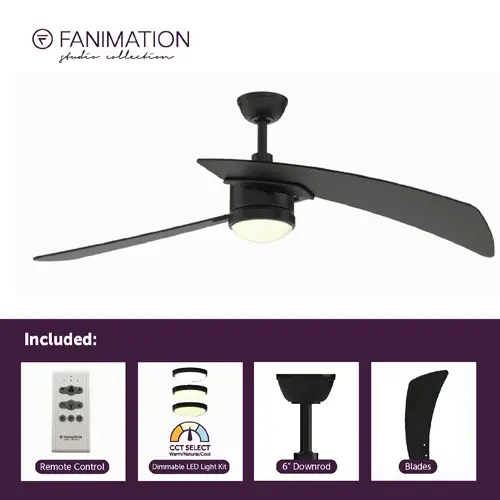 Aire Duo 48" Ceiling Fan with LED Light - Image 3
