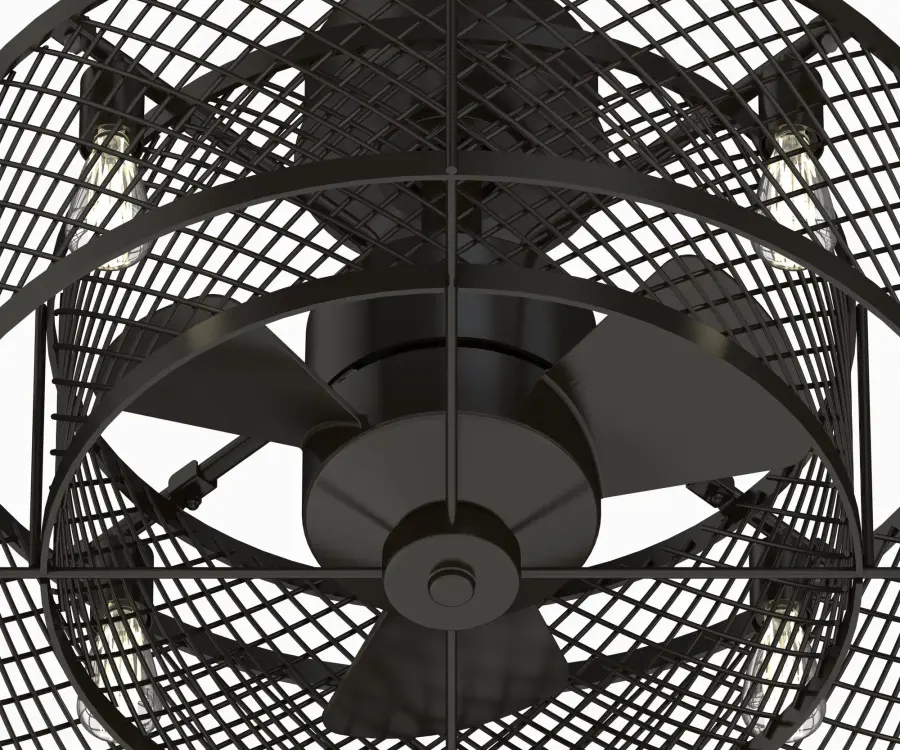 Vintere 52" Damp-Rated Ceiling Fan with LED Light - Image 2