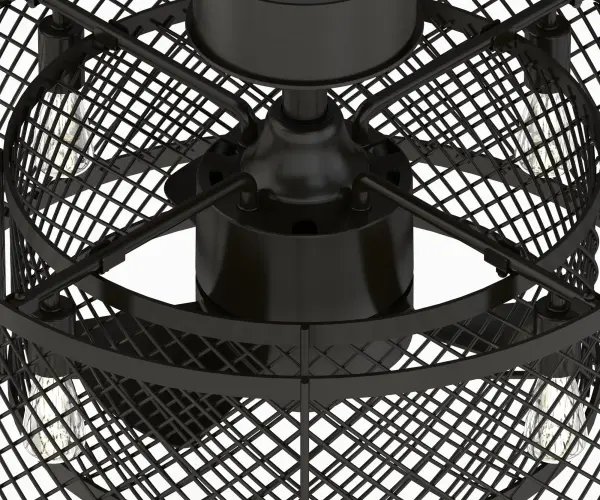 Vintere 52" Damp-Rated Ceiling Fan with LED Light - Image 4