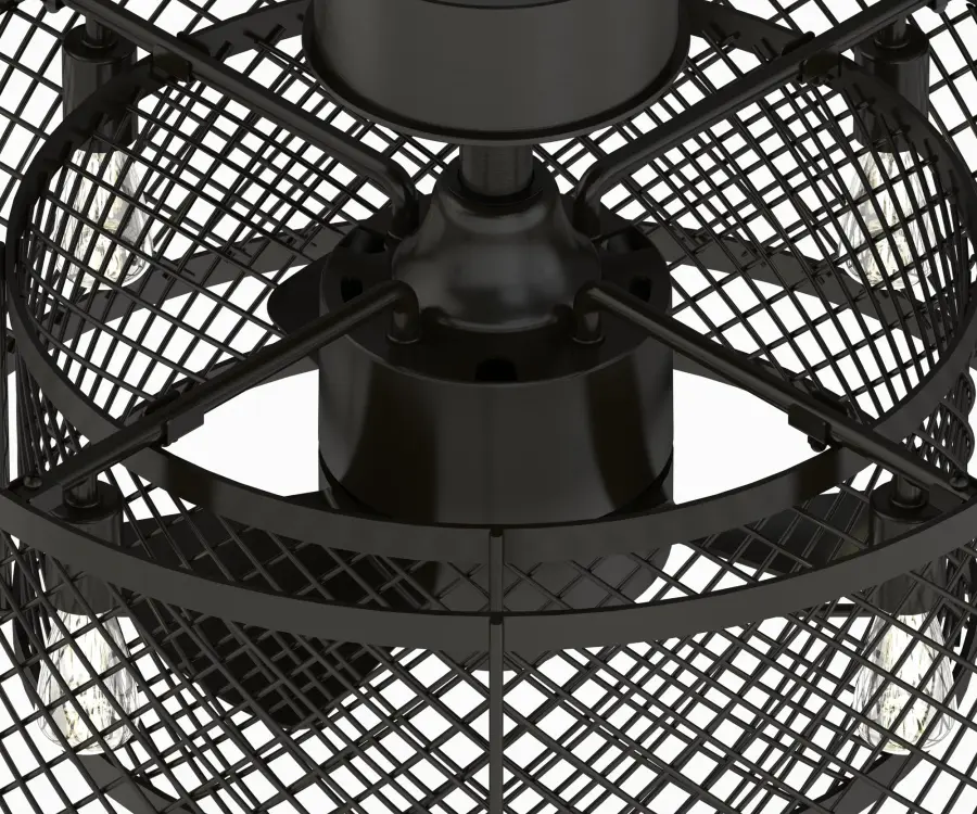 Vintere 52" Damp-Rated Ceiling Fan with LED Light - Image 4