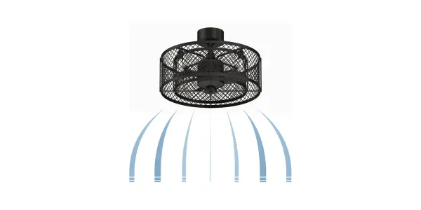 Vintere 52" Damp-Rated Ceiling Fan with LED Light - Image 5