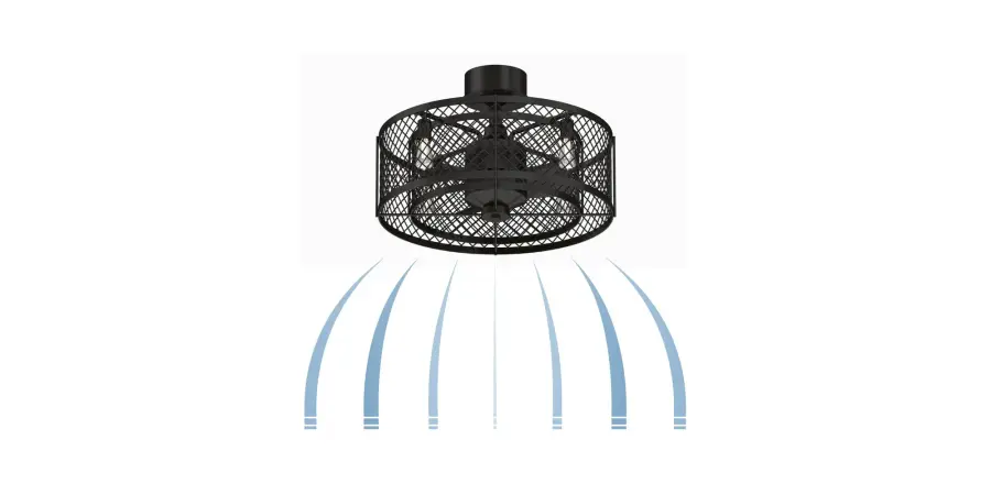 Vintere 52" Damp-Rated Ceiling Fan with LED Light - Image 5
