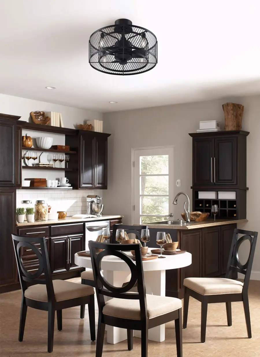 Vintere 52" Damp-Rated Ceiling Fan with LED Light - Image 7
