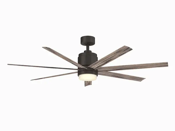Blitz 56" Damp-Rated Ceiling Fan with LED Light - Image 3