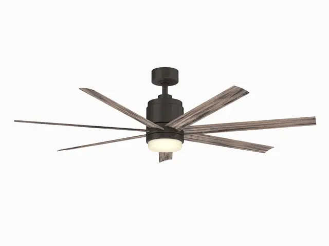 Blitz 56" Damp-Rated Ceiling Fan with LED Light - Image 3