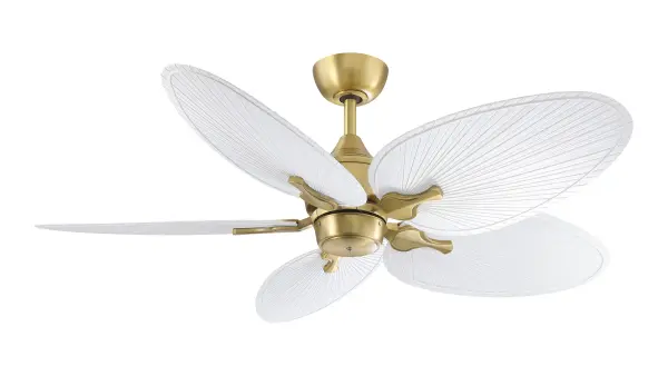 The Islander DC combines powerful airflow with exceptional energy efficiency, delivering 5,140 CFM while using only 22 watts. Features a DC motor with 6 speeds, remote control, and mix-and-match blade sets for personalized style.