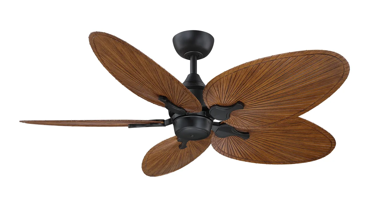 Islander Indoor/Outdoor Smart Ceiling Fan DC Motor - Black