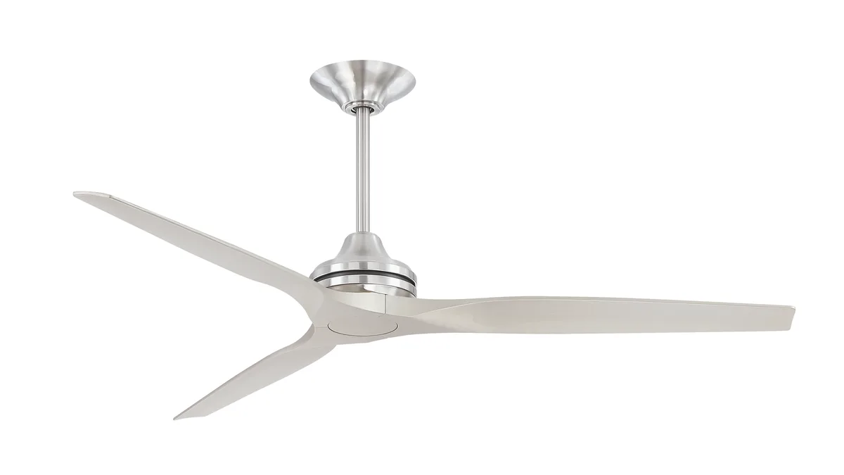 Spitfire DC Custom Indoor/Outdoor Smart Ceiling Fan DC Motor - Brushed Nickel