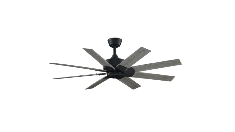 Levon Custom 52" Ceiling Fan in Black