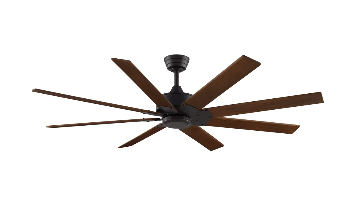 Levon Custom Indoor/Outdoor Smart Ceiling Fan DC Motor - Dark Bronze