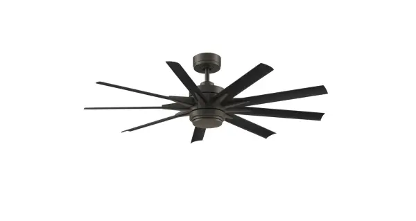 Odyn Custom Motor Ceiling Fan in Matte Greige - Image 1