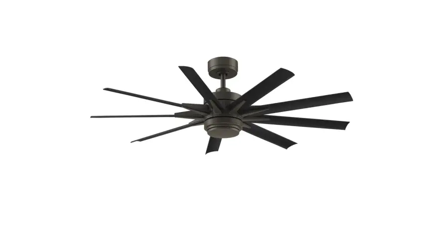 Odyn Custom Motor Ceiling Fan in Matte Greige - Image 1