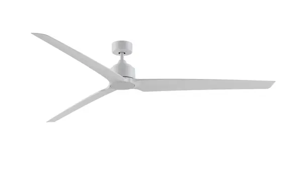 The TriAire Custom 84" delivers exceptional airflow with 10,387 CFM in a wet-rated design perfect for expansive rooms and covered outdoor areas. Energy Star certified DC motor provides whisper-quiet operation with smart WiFi control.