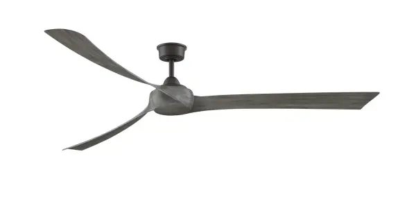 Wrap Custom 64" Ceiling Fan Motor in Matte Greige