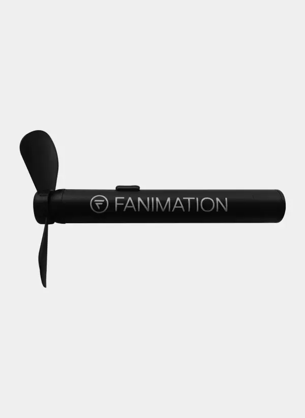 The Baby Breezy™ is a portable, battery-operated fan designed for personal cooling anywhere. With its compact 2-blade design and AAA battery power, it's perfect for desks, bedside tables, or outdoor activities.