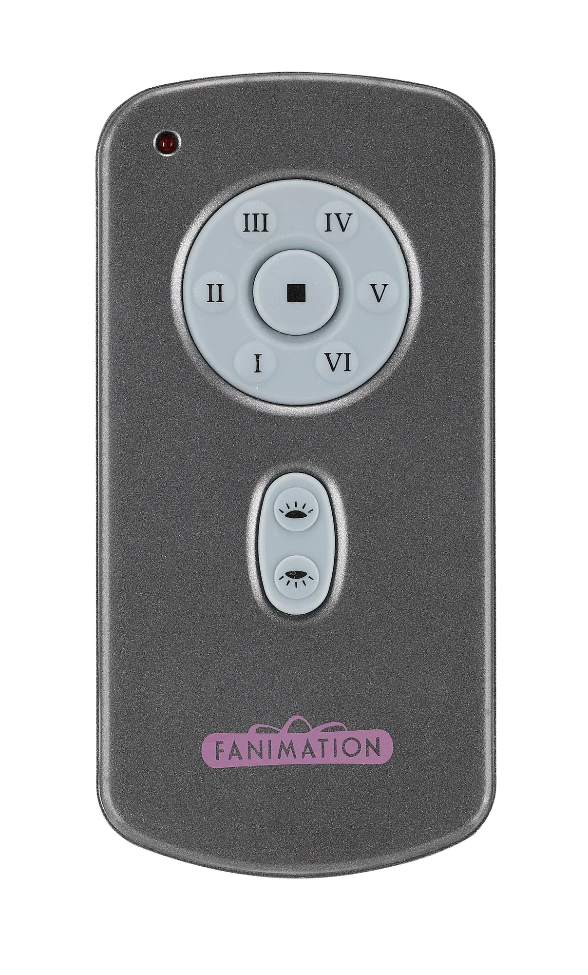 Ceiling Fan Hand-held Remote and Transmitter - 6 Speed DC Motor Fan - Charcoal