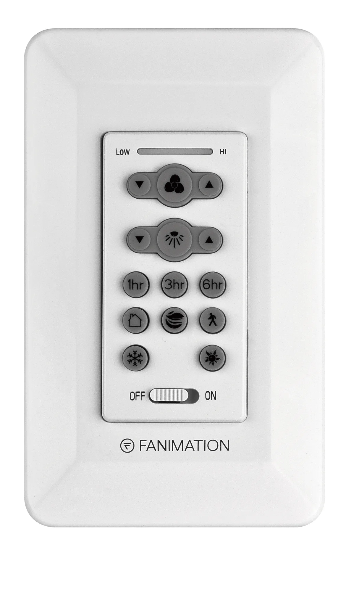 Fanimation Controls Wall Control Reversing in White