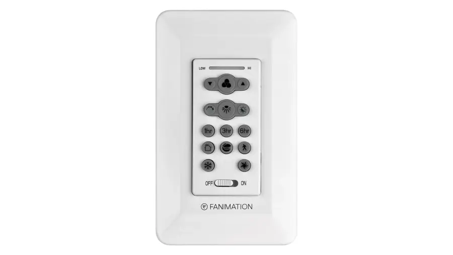 TW306 DC Fan & Light Wall Control