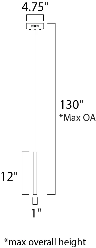 Sleek Sculptural Mini Pendant with Integrated LED - Image 4