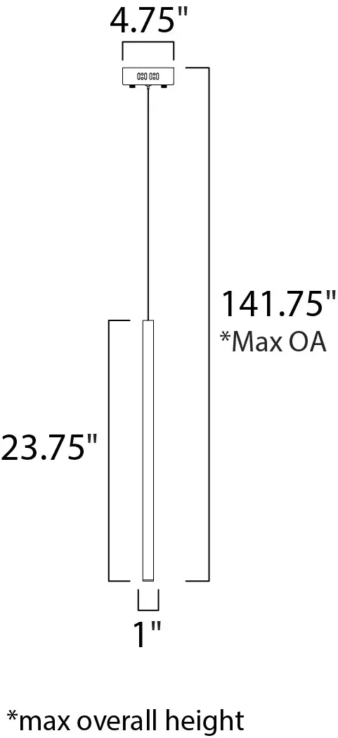 Sleek Sculptural Mini Pendant with Integrated LED - Image 4